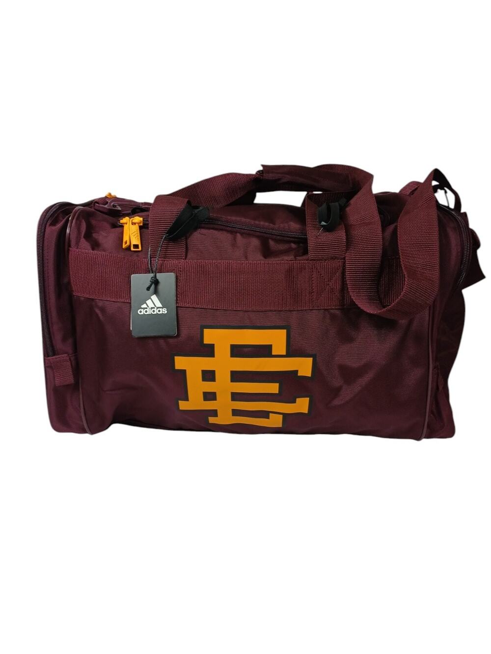adidas x Eric Emanuel Midnight Madness Gym Duffle Bag Maroon Orange NEW